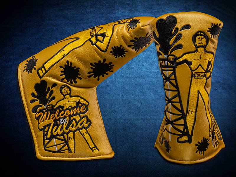 Headcover Tulsa Golden Driller-