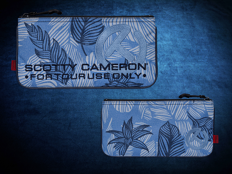 Cash Bag Floral Blue｜[Official] Scotty Cameron Museum&Gallery.